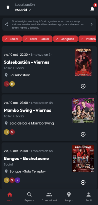 bailar madrid